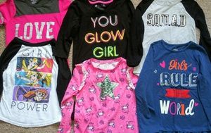 Bundle of Shirts-Girls Size 7\8